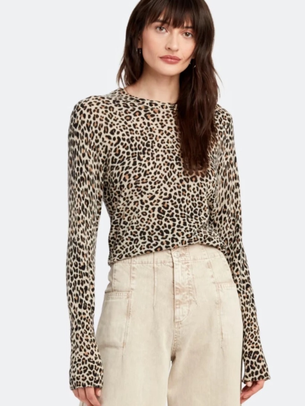 ZADIG&VOLTAIRE 
Lirius Cashmere Leopard-Print Sweater